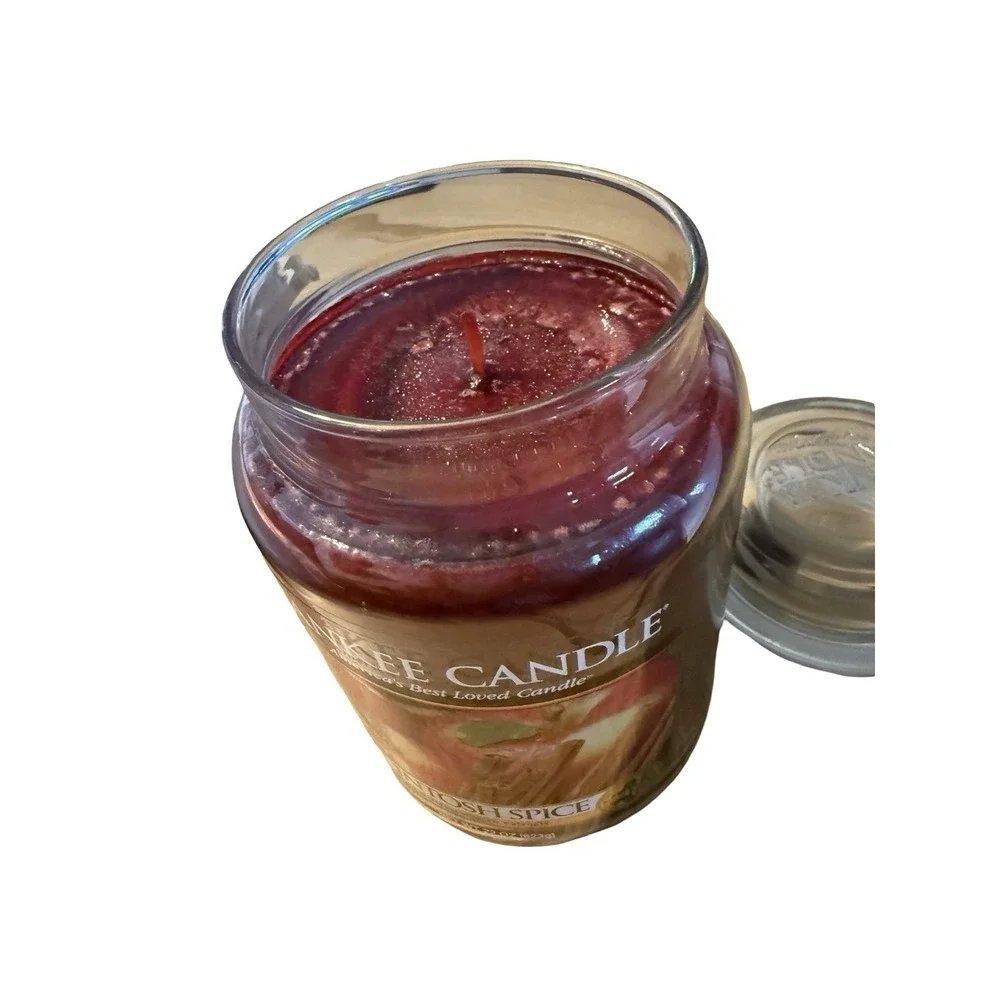 Macintosh Spice Jar Large Yankee Candle Jar 22OZ